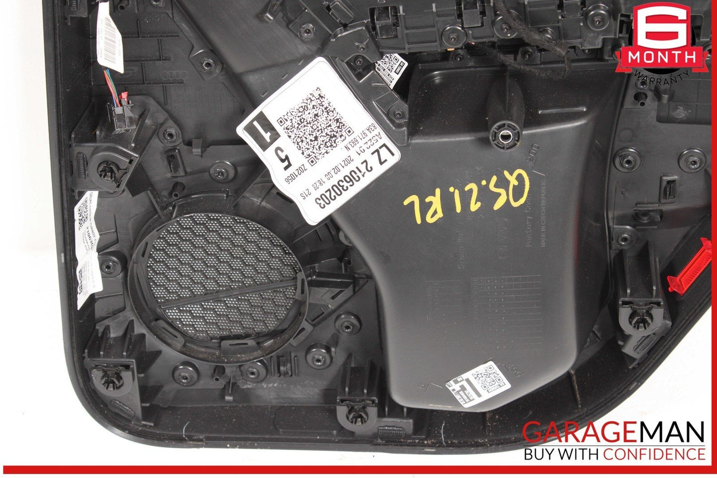 19-24 Audi Q3 Rear Left Driver Side Interior Door Panel Trim Cover OEM