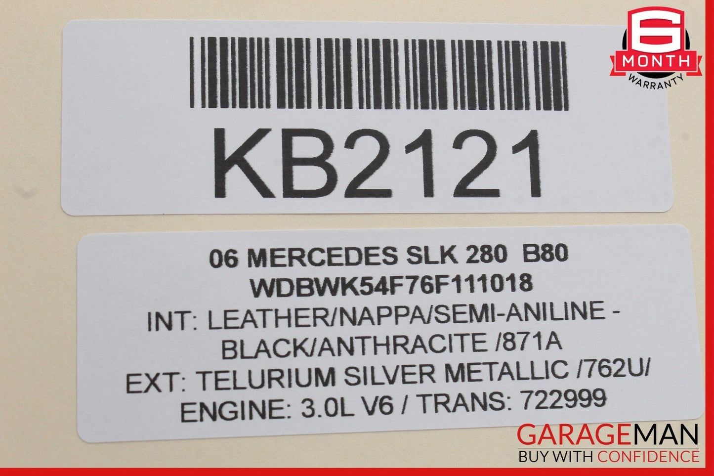 05-11 Mercedes R171 SLK280 SLK350 Front Right Side Door Lock Latch Actuator OEM