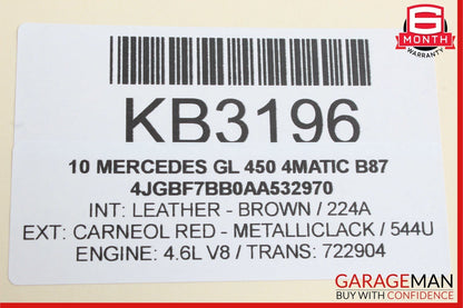06-13 Mercedes X164 GL450 ML350 R350 Front Left Driver Door Control Module OEM