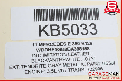 10-13 Mercedes W212 E350 E550 Instrument Cluster Speedometer 2129001910 OEM