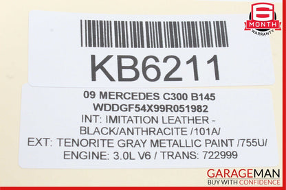 08-11 Mercedes W204 C300 C280 Front Left Side Mirror Rear View Door OEM