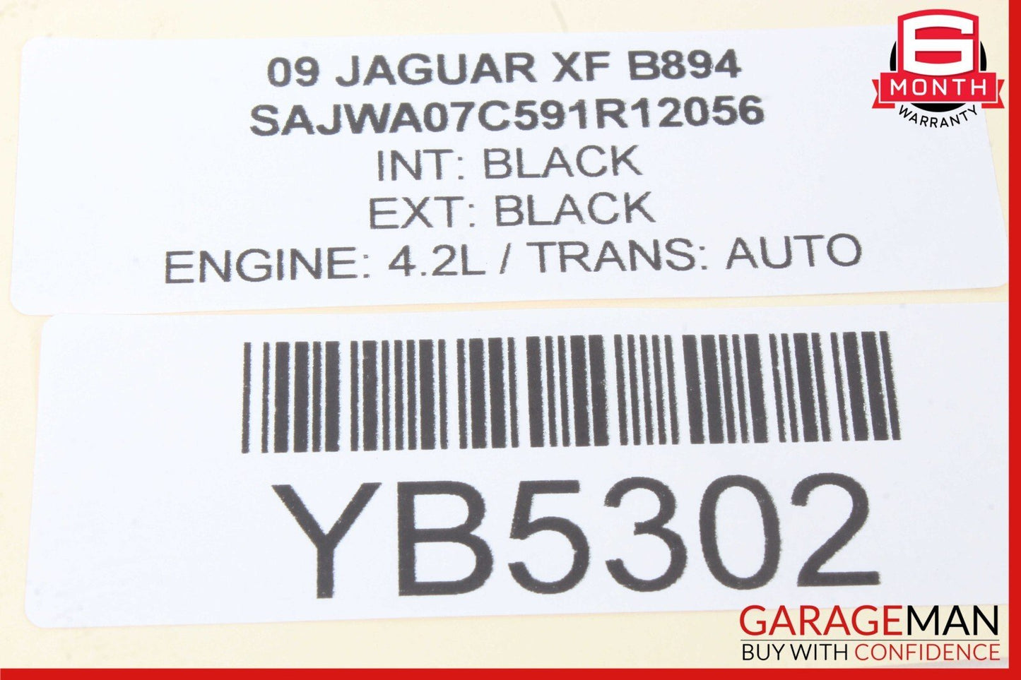 09-15 Jaguar XF Rear Right Door Lock Latch Actuator 8X2324994 OEM