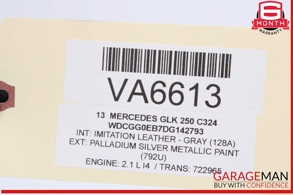 08-15 Mercedes X204 GLK250 GLK350 Panoramic Sunroof Sun Roof Motor Unit OEM