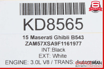 14-17 Maserati Ghibli M157 Front Right Passenger Side Door Lock Latch Actuator