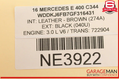 08-20 Mercedes W212 E400 C300 Front Left Side Seat Control Module Unit OEM