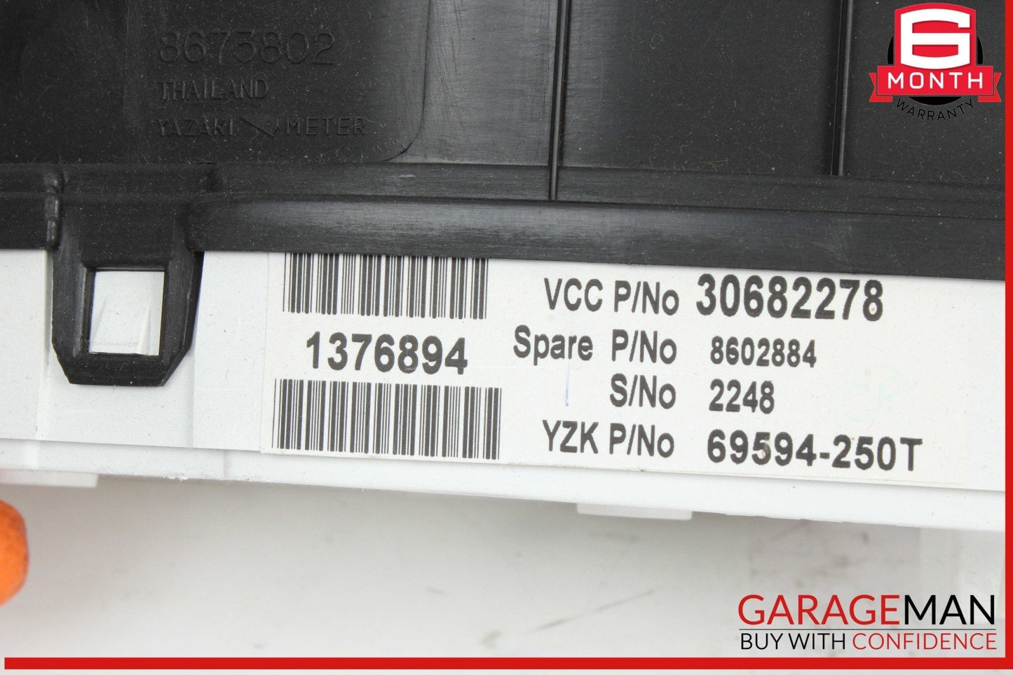 05-09 Volvo S60 Speedometer Instrument Gauge Cluster 30682278 OEM