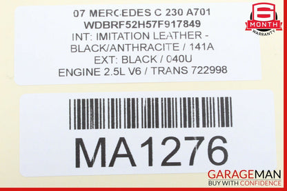 01-07 Mercedes W203 C230 C240 C350 Rear Center Interior Dome Light Lamp