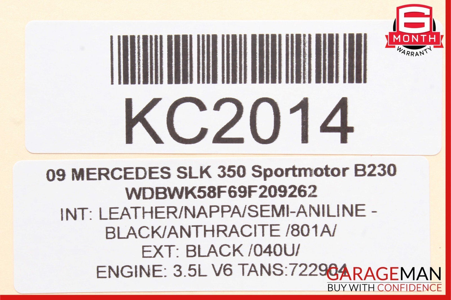 07-14 Mercedes R171  SLK350 CL63 Sirius Satellite Radio Module Receiver OEM