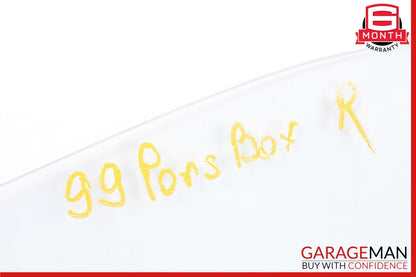 97-04 Porsche Boxster 986 Front Right Side Door Window Auto Glass Clear OEM