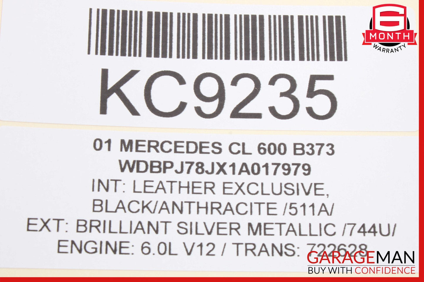 Mercedes W215 CL500 Pressure Relief Valve ABC Hydraulic Suspension OEM
