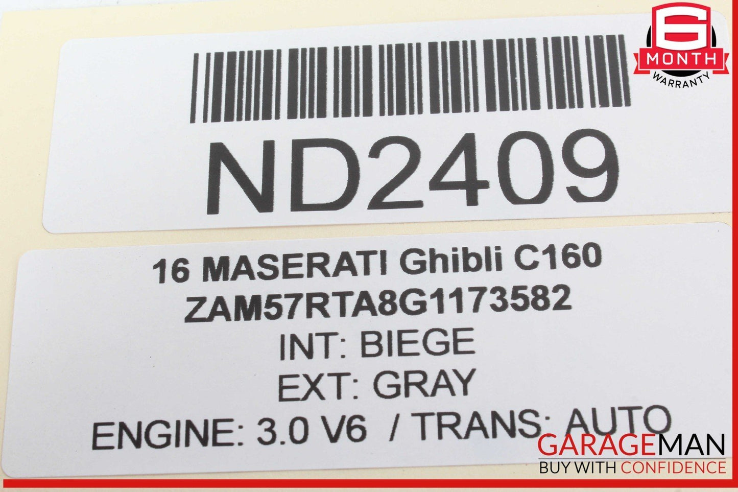 14-17 Maserati Ghibli Rear Right Passenger Side Lower Suspension Control Arm OEM