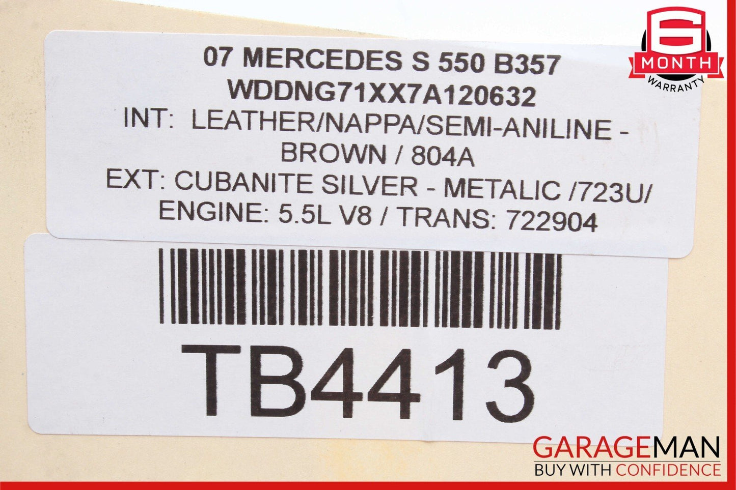 07-14 Mercedes S550 S600 CL550 Front Right Side RWD Spindle Knuckle Hub Bearing