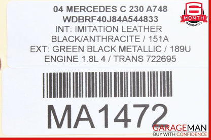 01-07 Mercedes W203 C230 C320 Front Right / Left Side Door Sound Audio Speaker
