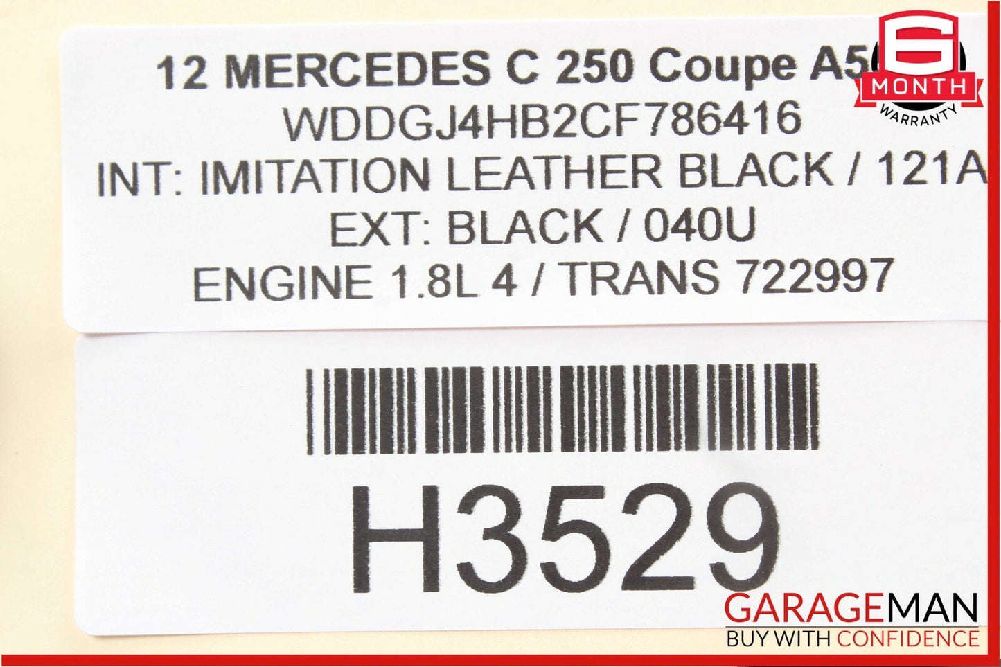 12-14 Mercedes W204 C250 C350 Rear SAM Fuse Box Relay Module Assembly OEM