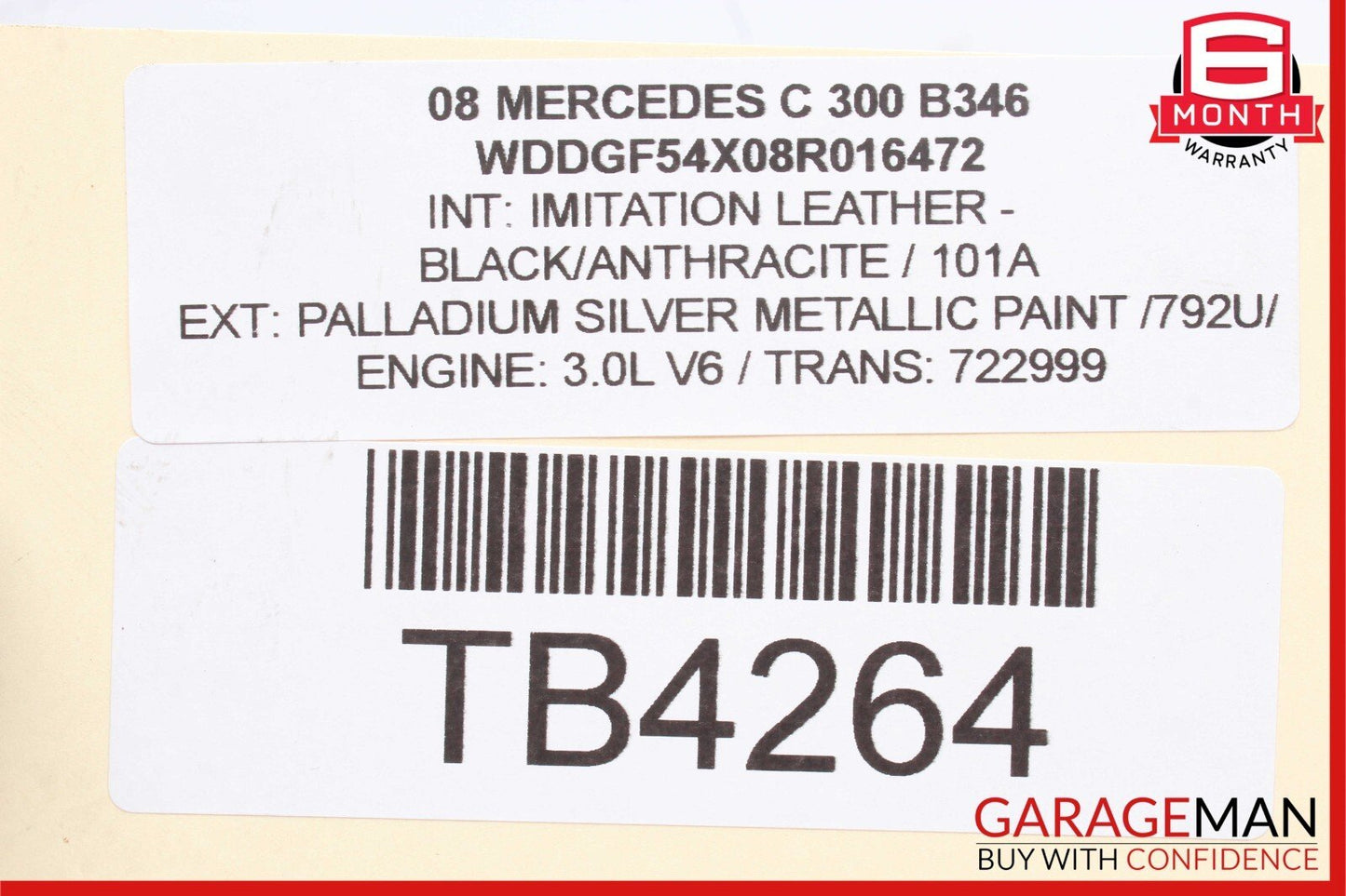 08-14 Mercedes W204 C300 C250 C350 Front Right Side Upper Control Arm OEM