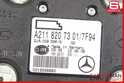06-11 Mercedes W211 E350 CLS350 CLS550 Rear Overhead Dome Light Reading Map OEM