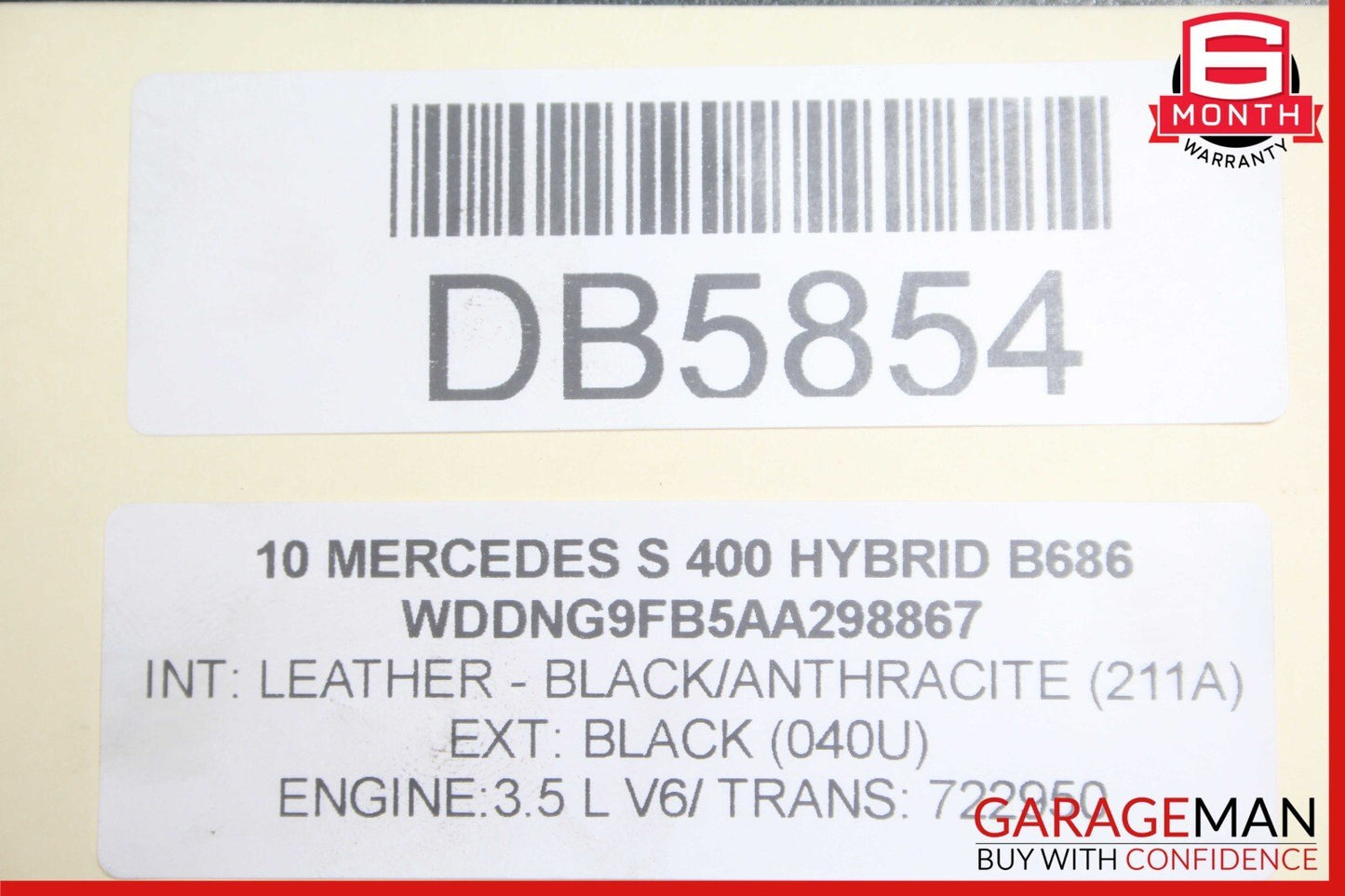 07-13 Mercedes W221 S550 S400 S450 Front Left Side Wing Fender Panel Cover Black