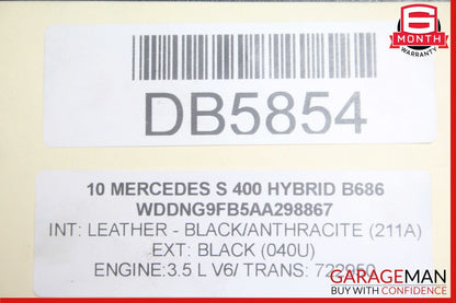 07-13 Mercedes W221 S550 S400 S450 Front Left Side Wing Fender Panel Cover Black