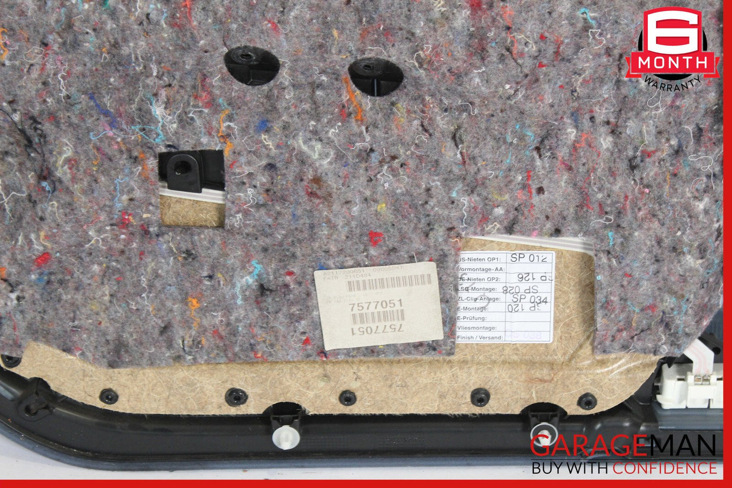 03-06 Mercedes W211 E320 E500 Interior Door Panel Front Right Side OEM