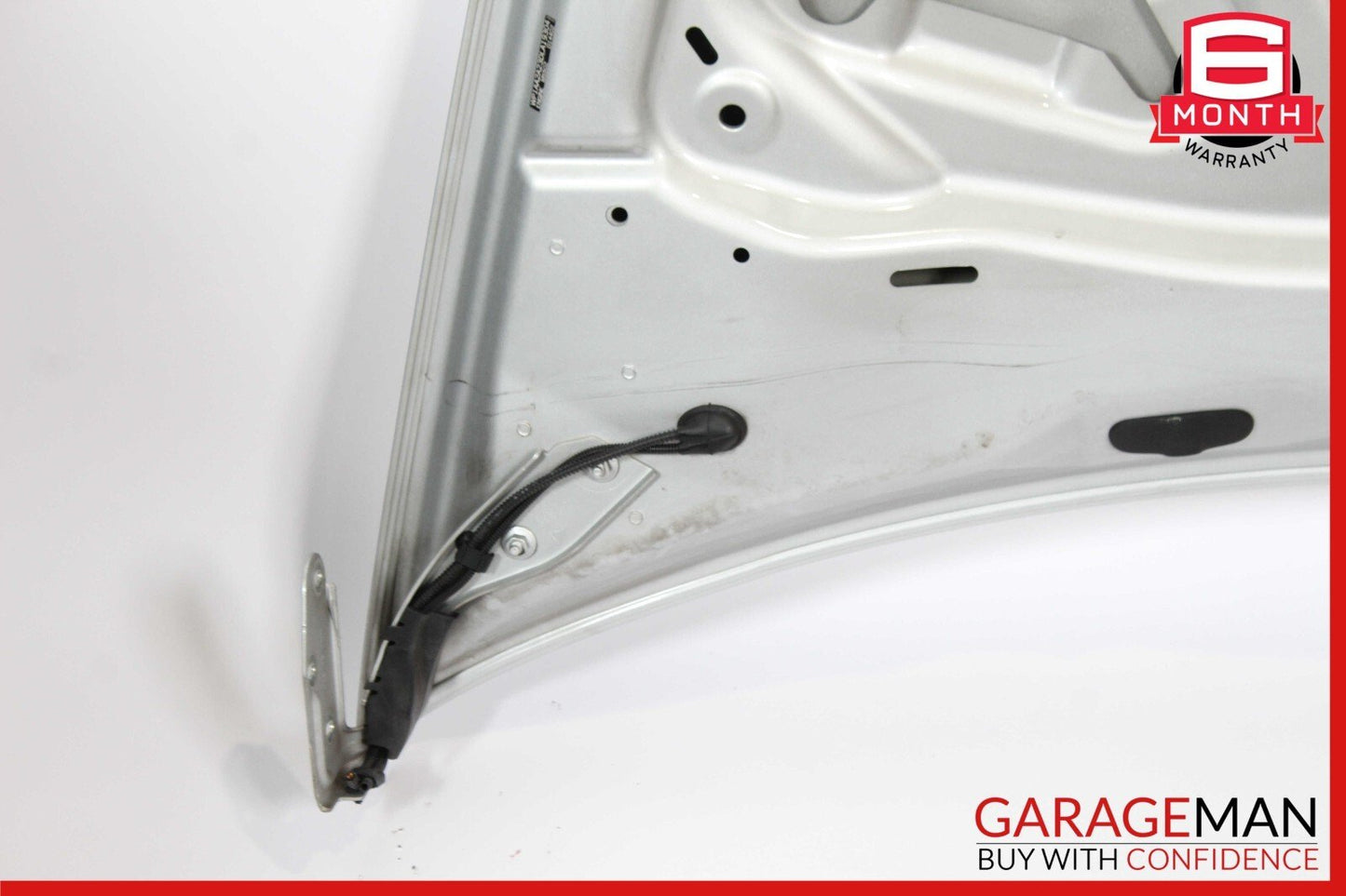 11-14 Porsche Cayenne 958 Front Hood Bonnet Panel Assembly Silver OEM