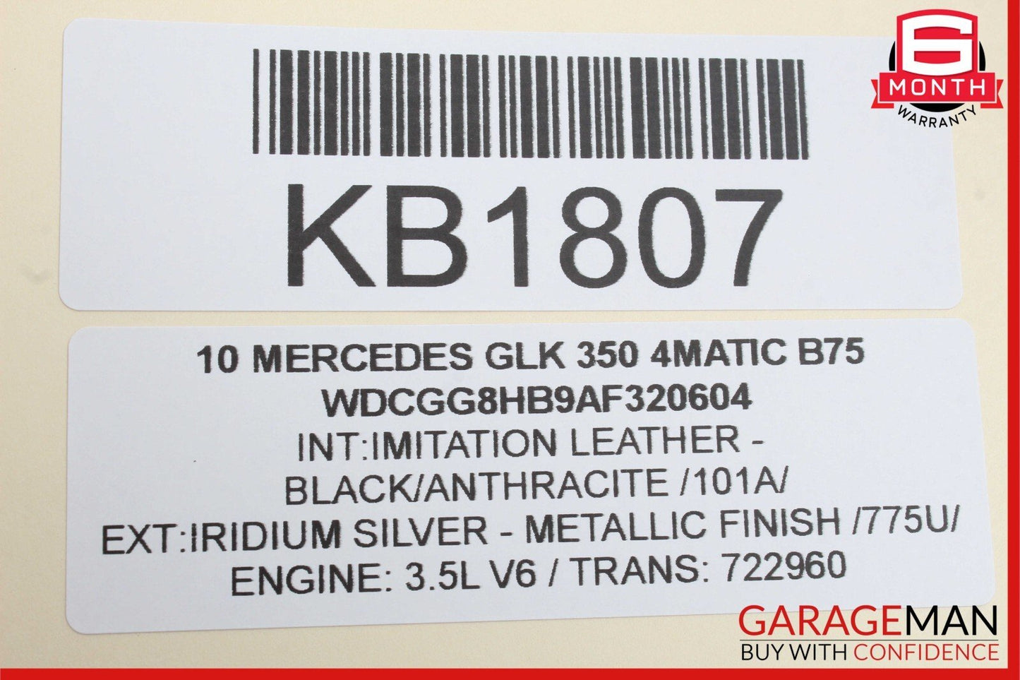 10-15 Mercedes X204 GLK350 Rear SAM Module Fuse Junction Box Relay Assembly OEM