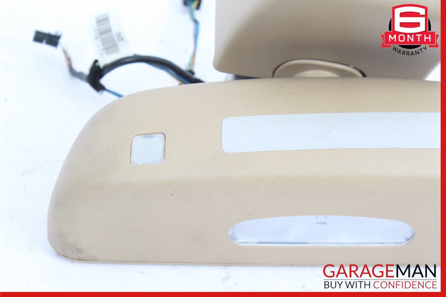 07-09 Mercedes W221 S450 S500 S550 Interior Rear View Inside Dim Mirror Brown