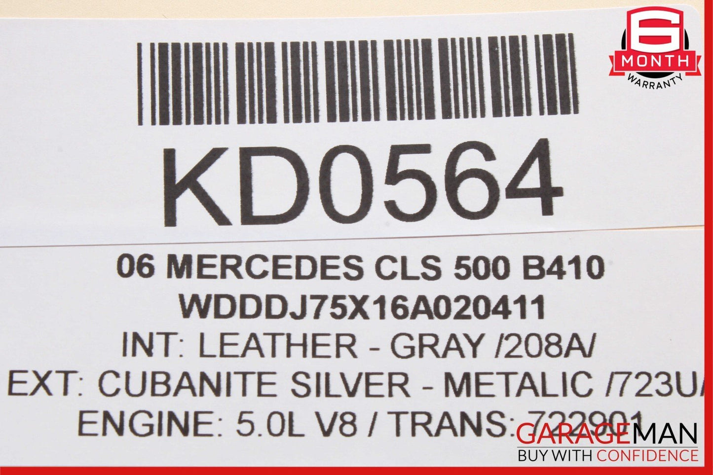 03-06 Mercedes W219 CLS500 CLK500 SL500 ML500 ECU Engine Control Module Unit OEM