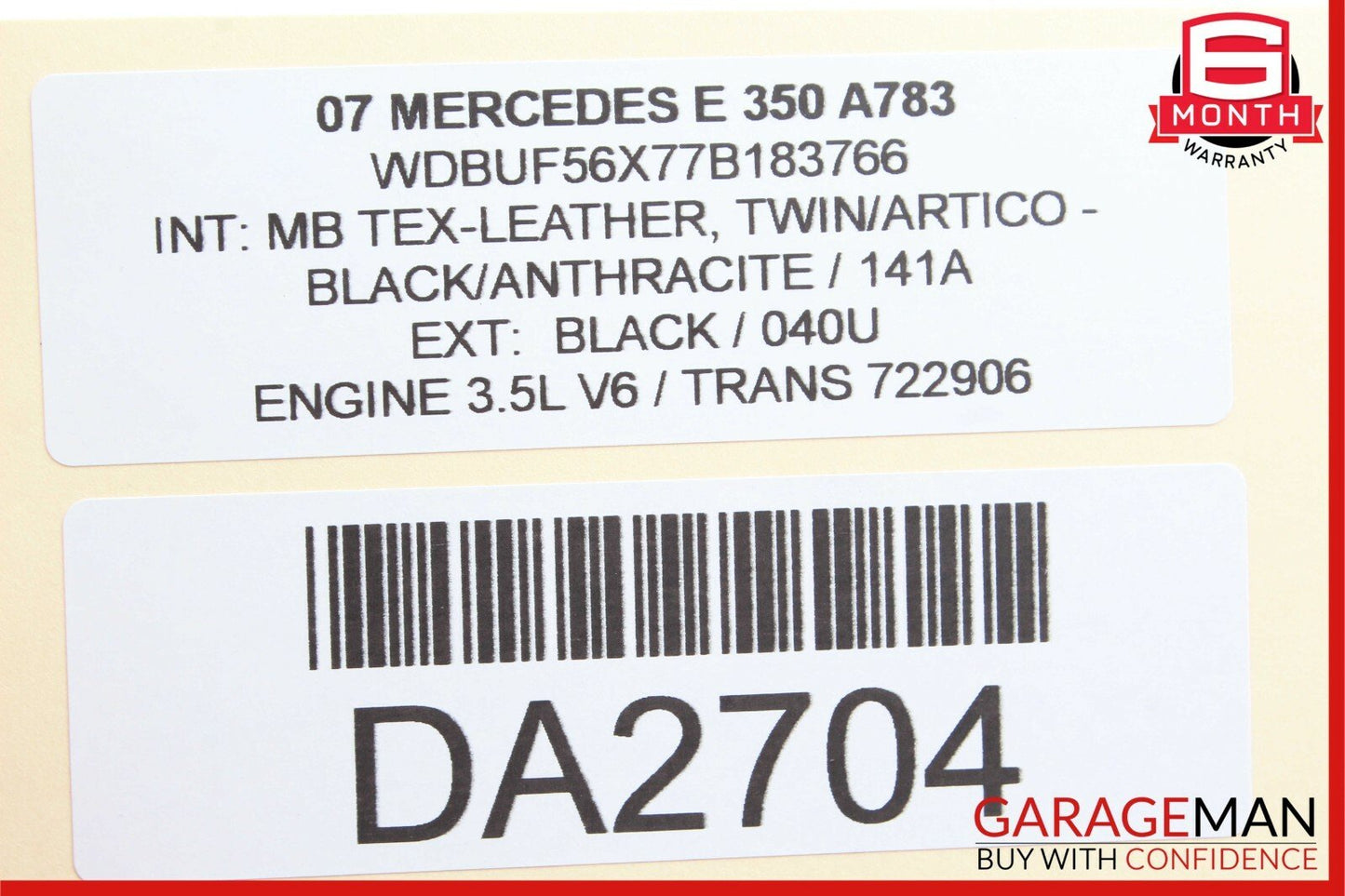 03-12 Mercedes W211 E350 SLK280 GL550 E320 Seat Control Module Left Side OEM
