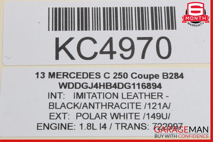 10-18 Mercedes W204 C250 COUPE Front Left Seat Control Module 1729007500 OEM
