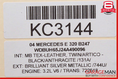 03-09 Mercedes W211 E320 E550 Front Left Side Door Window Regulator Motor OEM