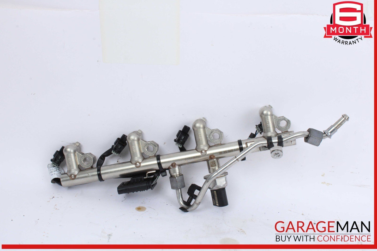 12-15 Mercedes W204 C250 CGI 1.8L M271 Fuel Injector Rail Line Assembly OEM