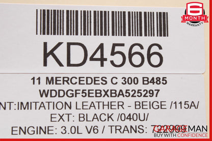 08-16 Mercedes W212 E350 GLK350 C300 Rear Right Door Window Regulator Motor