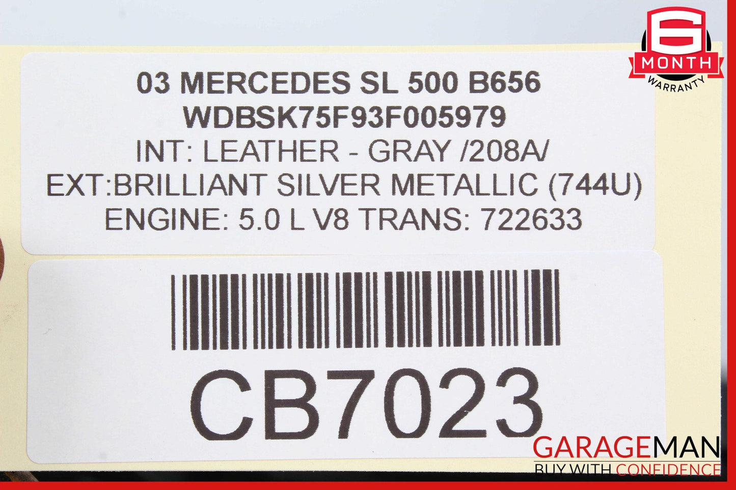 03-08 Mercedes R230 SL500 SL55 AMG BOSE Subwoofer Audio Radio Speaker OEM