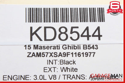 14-17 Maserati Ghibli Dash Display Bezel Frame Air Vent Grill Grille Assembly