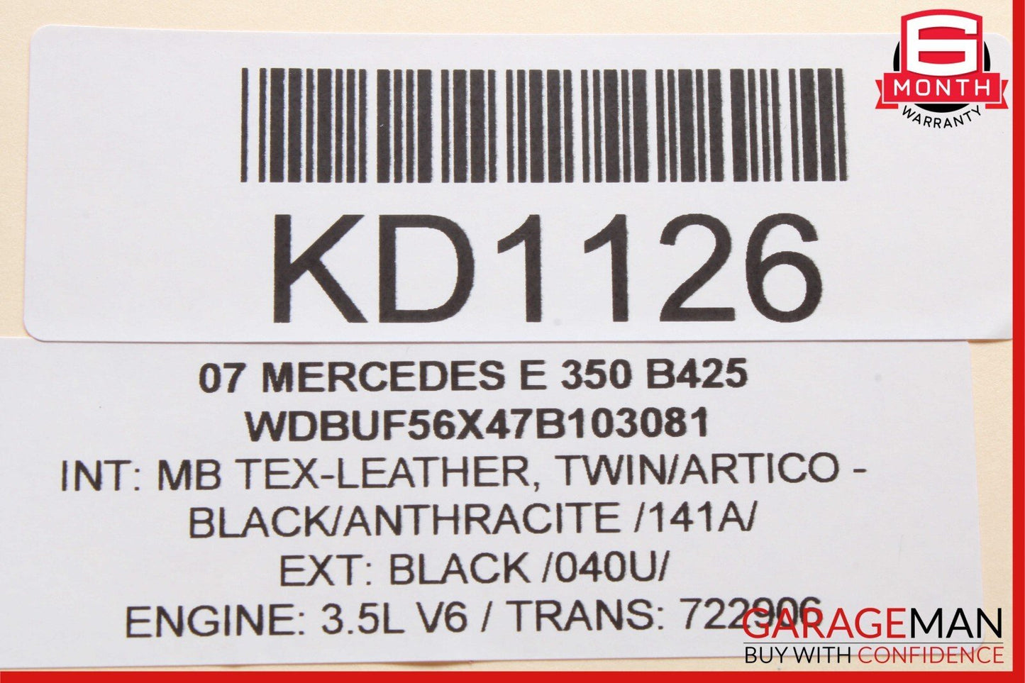 03-11 Mercedes W211 E350 CLS500 CLS63 Front Left Seat Adjustment Control Switch