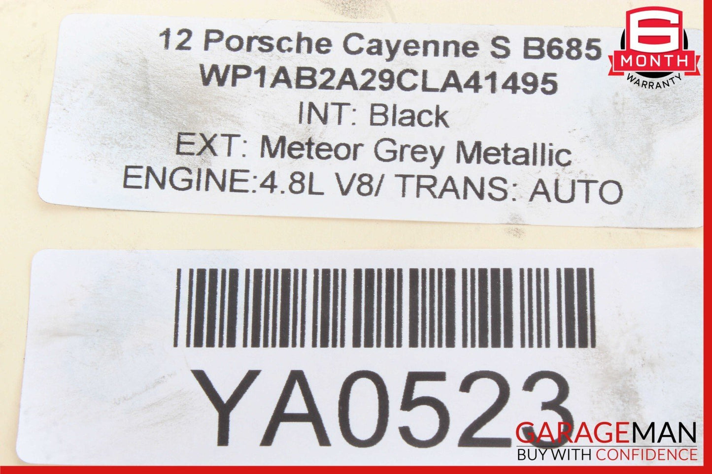 11-18 Porsche Cayenne 958 Hybrid S Transmission Clutch Flywheel L032040G6500 OEM