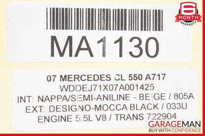 07-13 Mercedes W216 CL550 CL63 Telephone Phone Antenna Control Module 2168201375