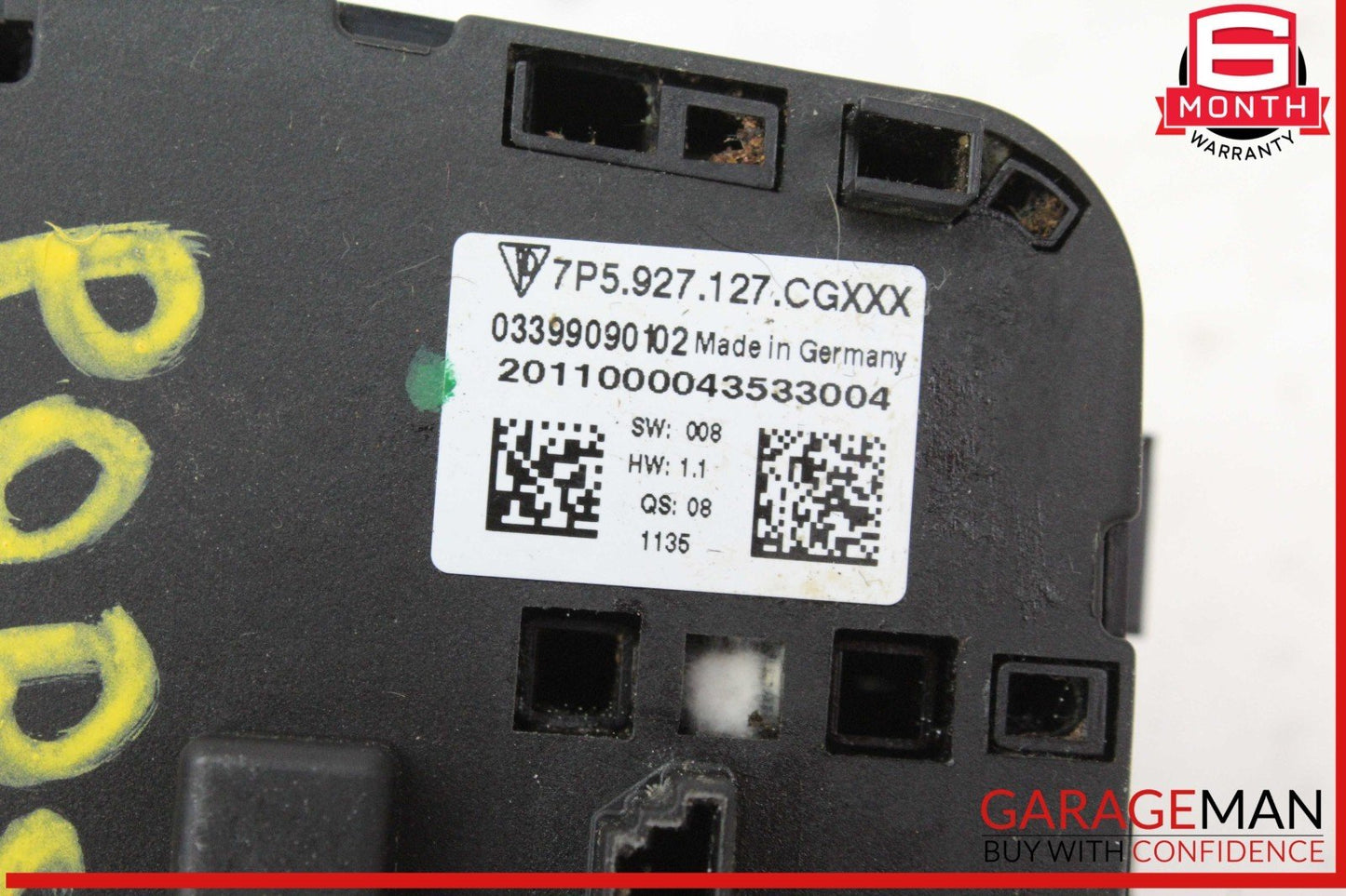 11-14 Porsche Cayenne 958 Suspension Mode Selector Switch Module 7P5927127CG OEM