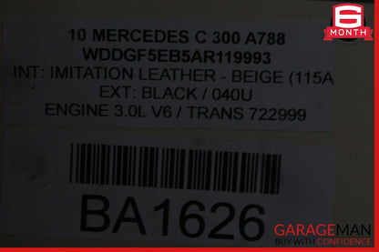 08-11 Mercedes W204 C300 Left Side Engine Exhaust Camshaft Cam Shaft OEM