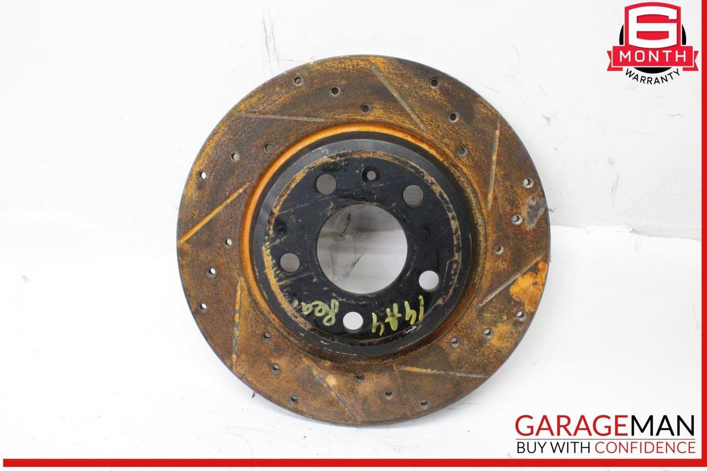 09-16 Audi A4 Rear Left and Rear Right Side Brake Disc Rotor Set OEM