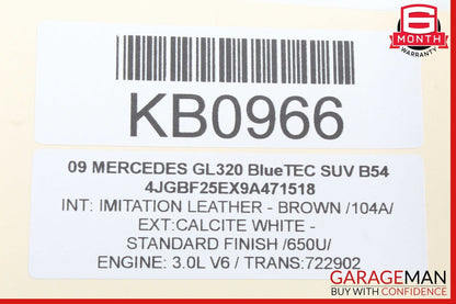 06-12 Mercedes X164 GL320 R550 ML450 Rear Windshield Glass Wiper Motor OEM