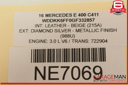 10-17 Mercedes W207 E400 Front Right Passenger Side Door Lock Latch Actuator OEM