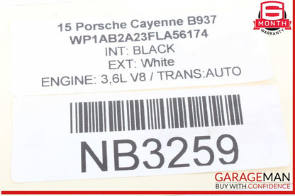 15-18 Porsche Cayenne 958 Exhaust Tail Pipe Set of 4 OEM