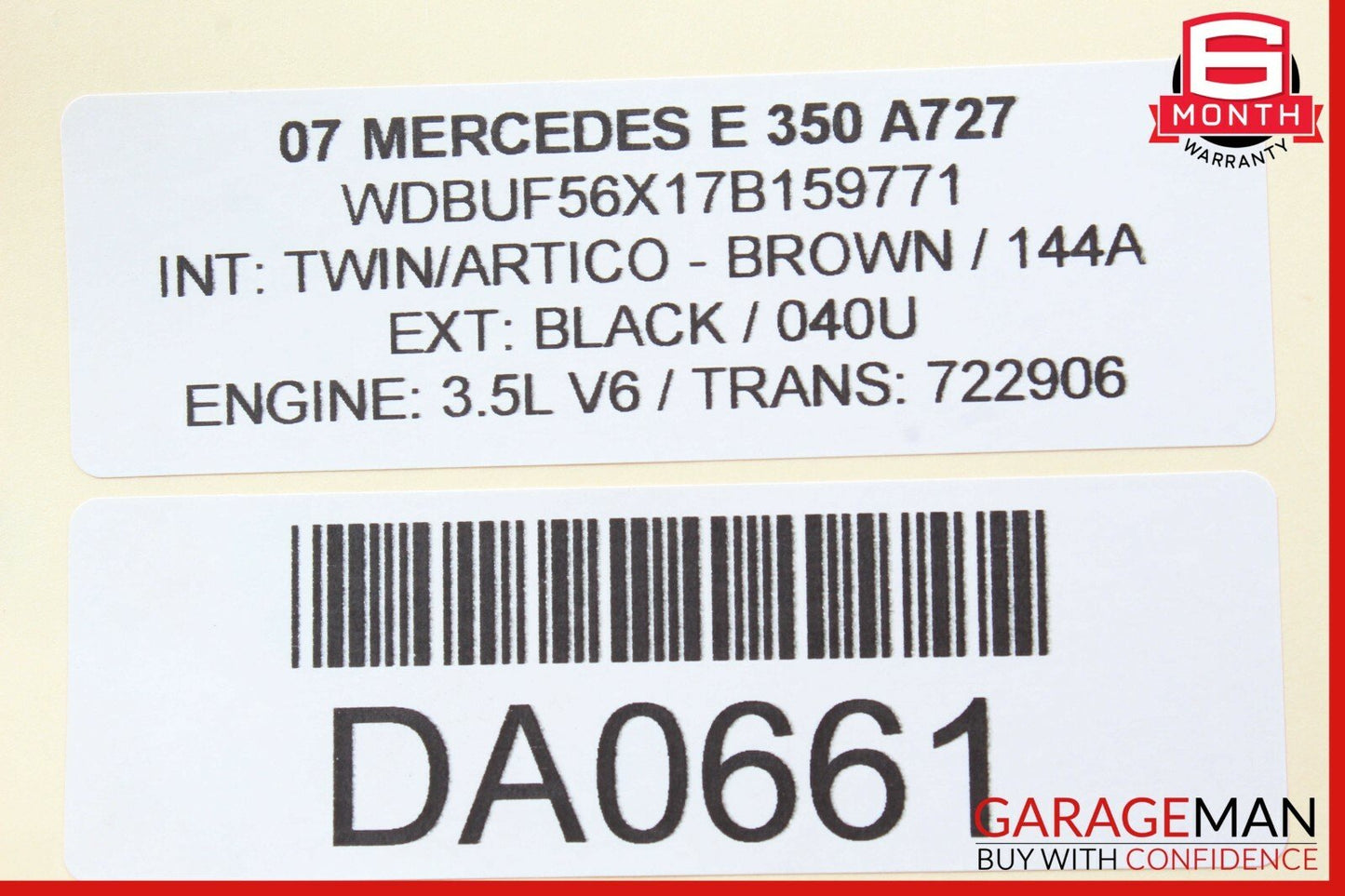 03-09 Mercedes W211 E350 E63 AMG Rear Left Driver Side Door Control Module Unit