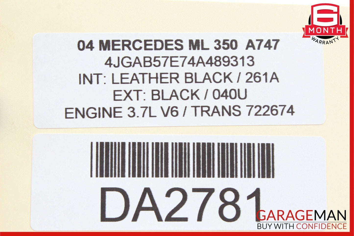 02-05 Mercedes W163 ML320 ML500 Front Left Side Door Audio Sound Speaker OEM