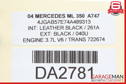 02-05 Mercedes W163 ML320 ML500 Front Left Side Door Audio Sound Speaker OEM