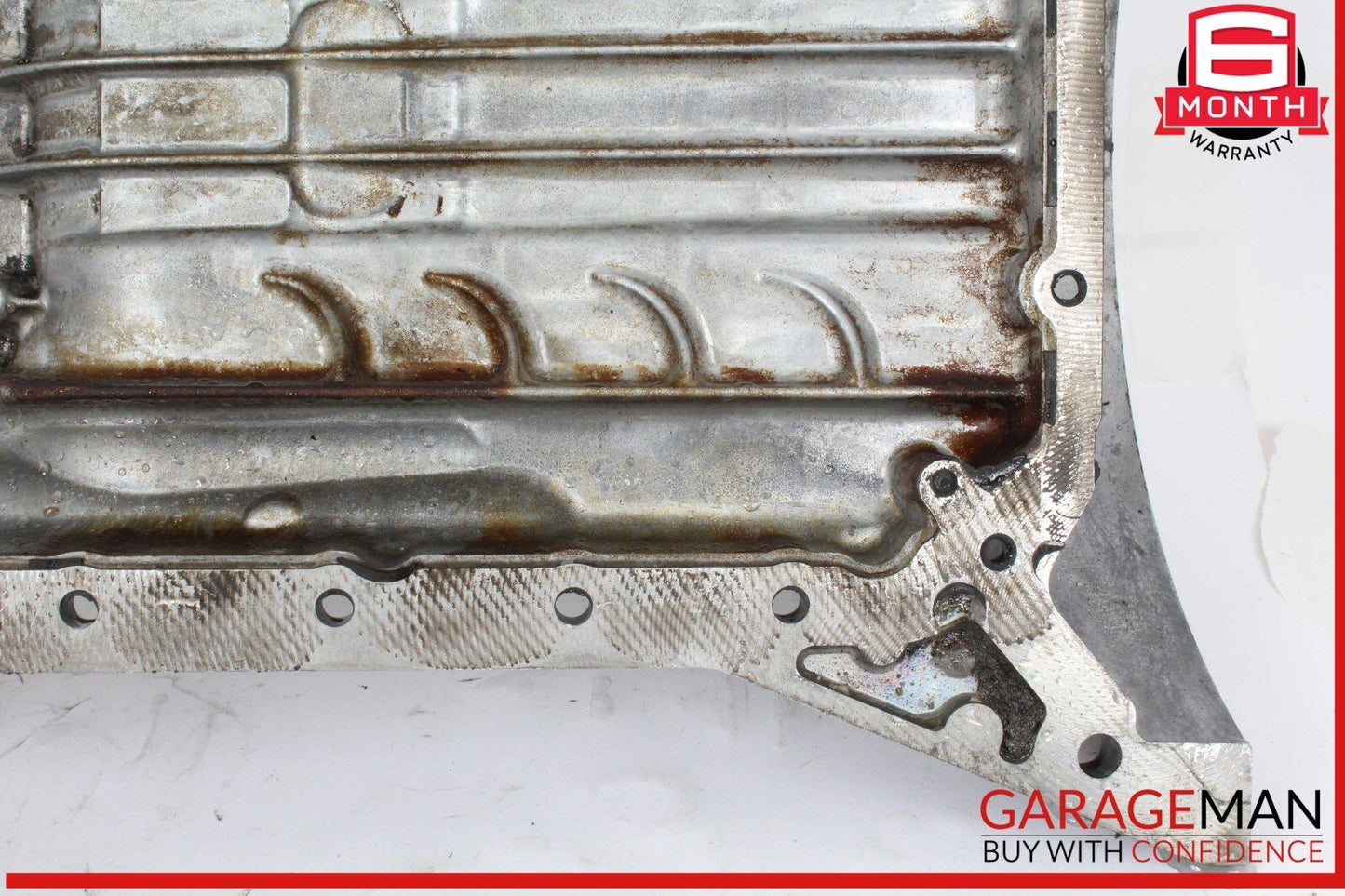 06-13 Mercedes W221 S400 Hybrid Engine Upper Oil Sump Baffle Pan 2720142002 OEM