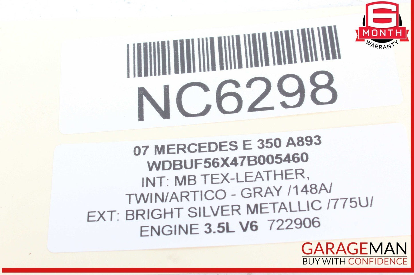 07-09 Mercedes W211 E350 E550 Front Left Side Door Rear View Mirror OEM
