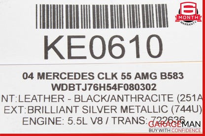 00-12 Mercedes CLK55 AMG SL500 CL500 Front Right Side Window Regulator Motor OEM