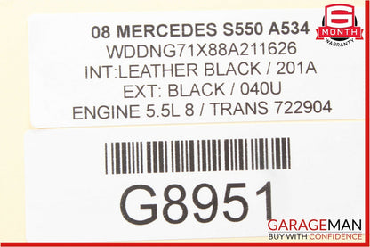 07-13 Mercedes W221 S550 CL63 AMG Front Right Passenger Side Seat Control OEM
